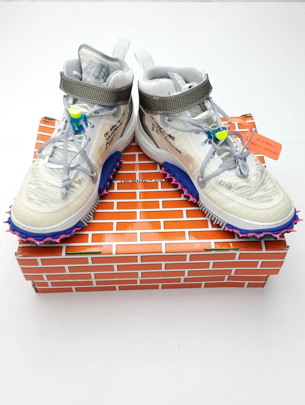NEW NIKE x Off-White Air Force 1 Mid Virgil Abloh Streetwear Men‎s Shoes Size 12